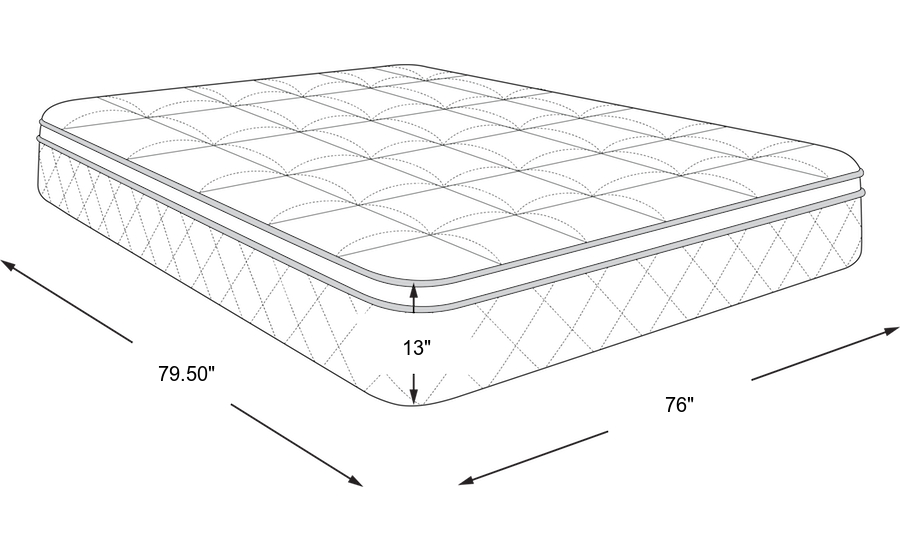 Dimension Image. Please refer to the Dimension Tab on this page for dimension details.
