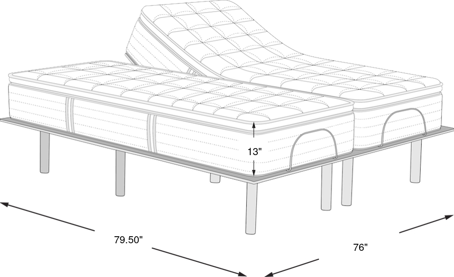 Dimension Image. Please refer to the Dimension Tab on this page for dimension details.