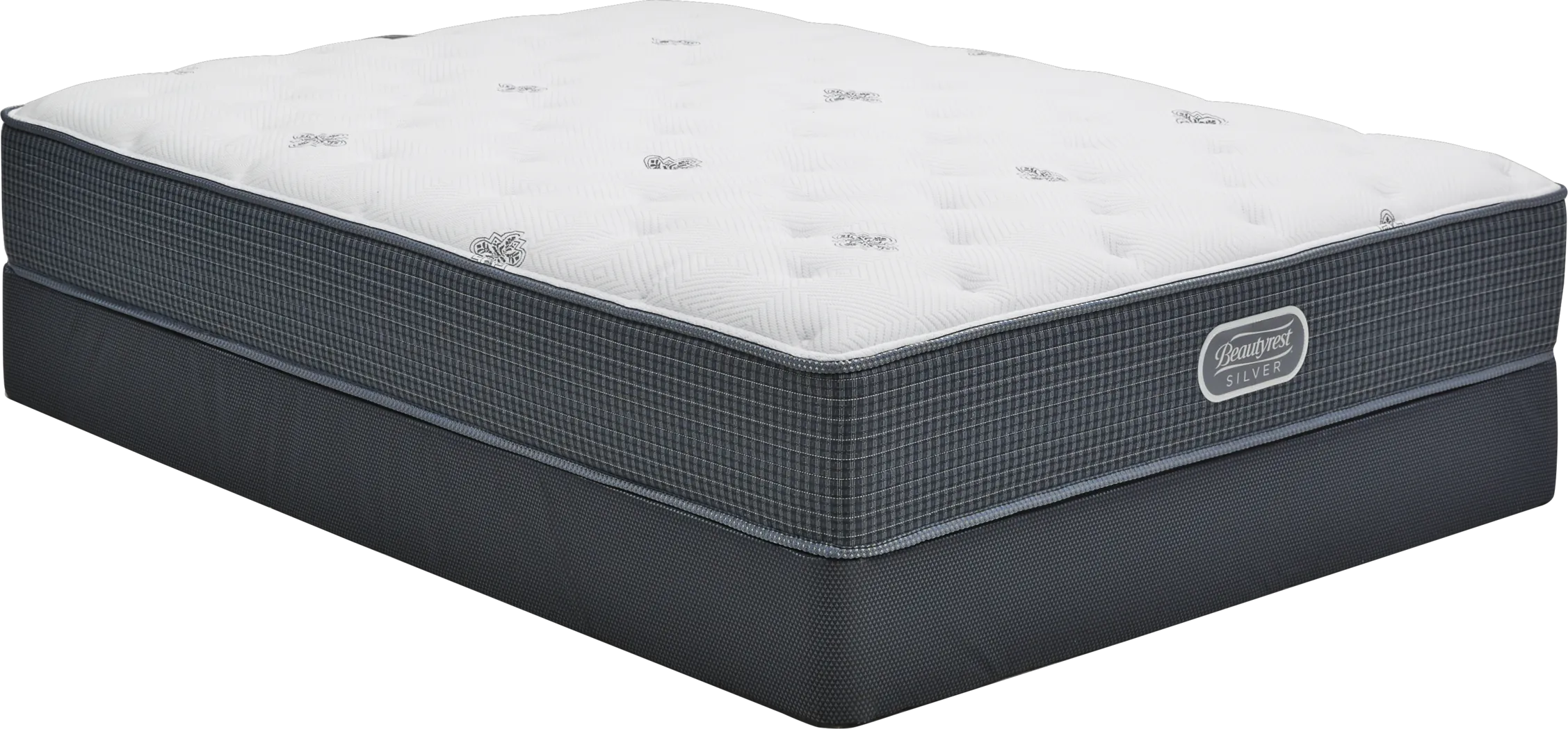 Beautyrest Silver Hidden Ridge Queen Mattress Set - Thumbnail - Image 1