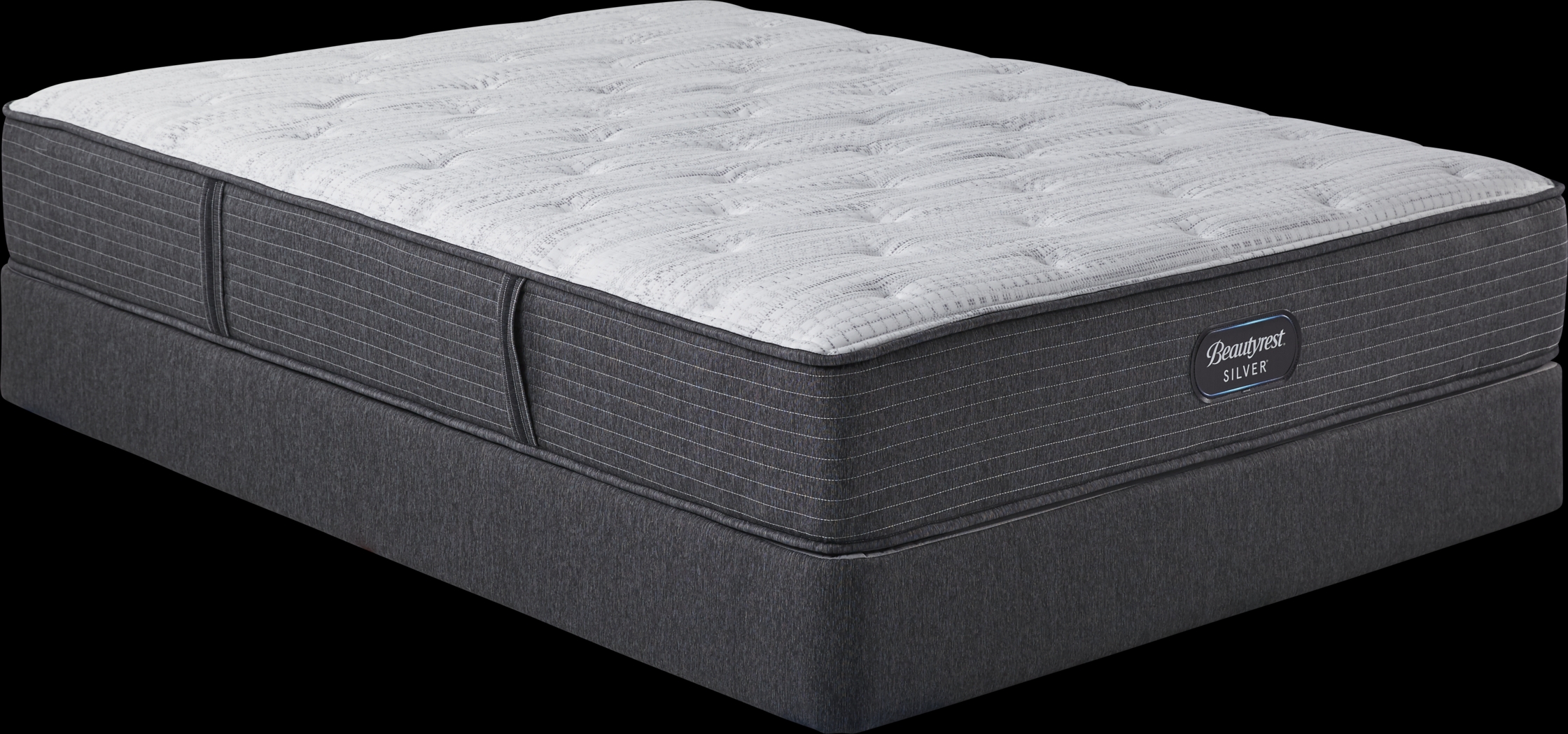 Beautyrest Silver Noblewood Queen Mattress Set - Thumbnail - Image 1