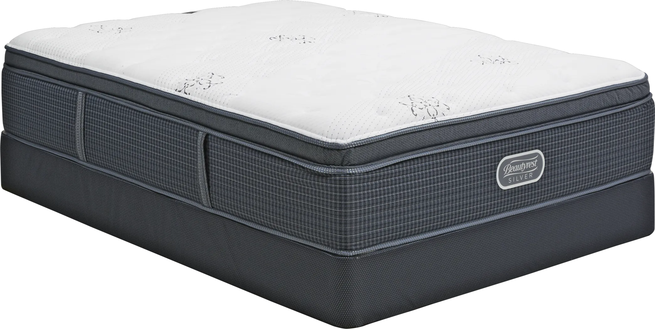 Beautyrest Silver Oakville Ranch Queen Mattress with Reverie O200 Adjustable Base - Thumbnail - Image 1