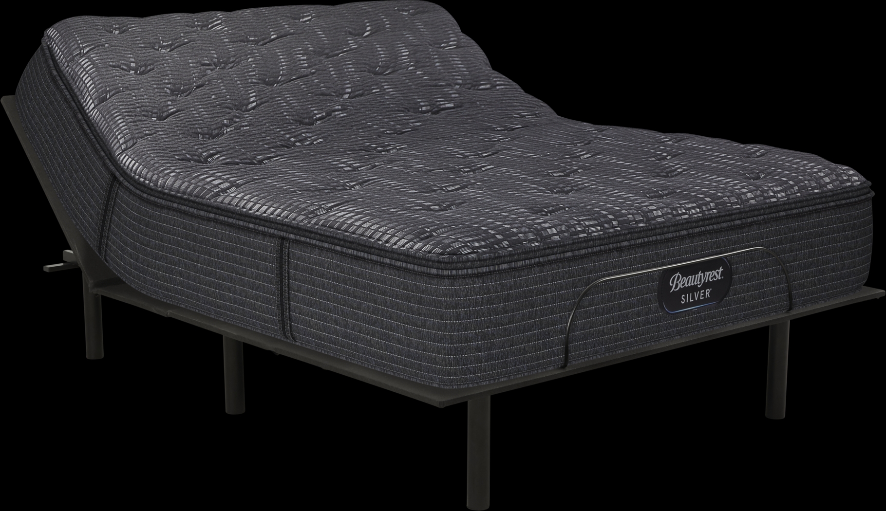 Beautyrest Silver Summerdale Queen Mattress with RTG Sleep 2000 Adjustable Base - Thumbnail - Image 1