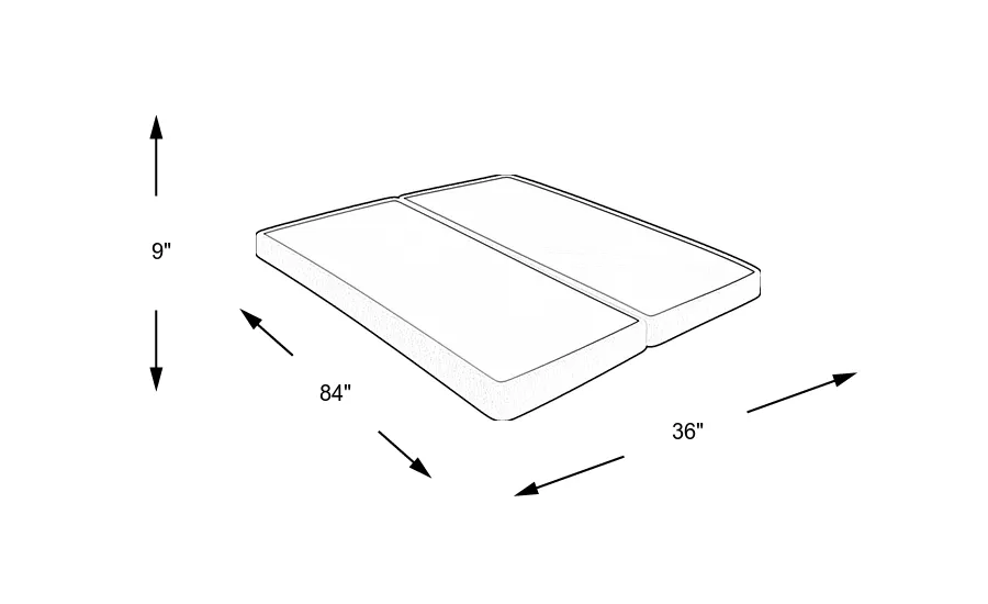Dimension Image. Please refer to the Dimension Tab on this page for dimension details.