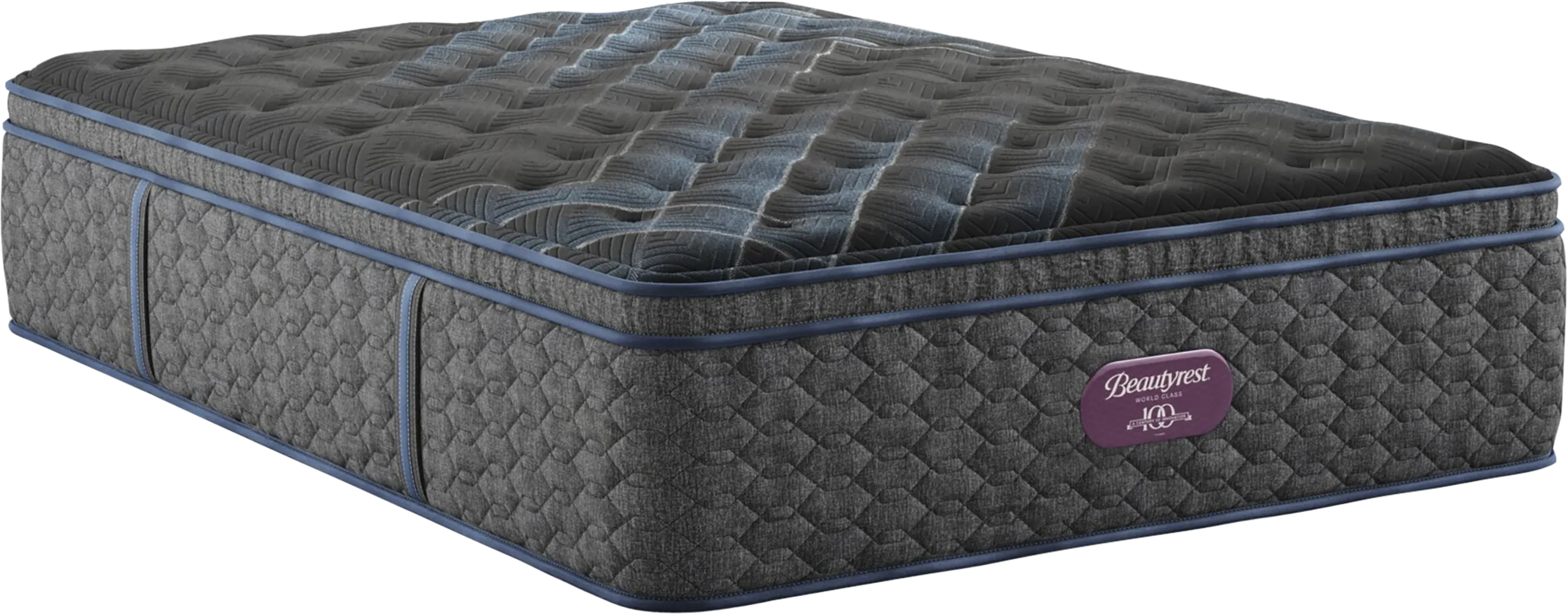 Beautyrest World Class Level Four Plush Pillow Top Queen Mattress - Thumbnail - Image 1