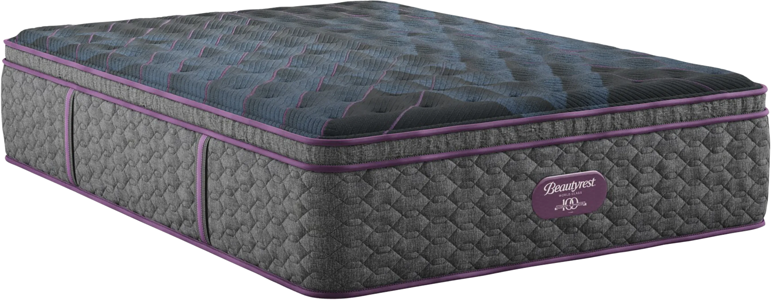 Beautyrest World Class Level Three Medium Pillow Top Queen Mattress - Thumbnail - Image 1