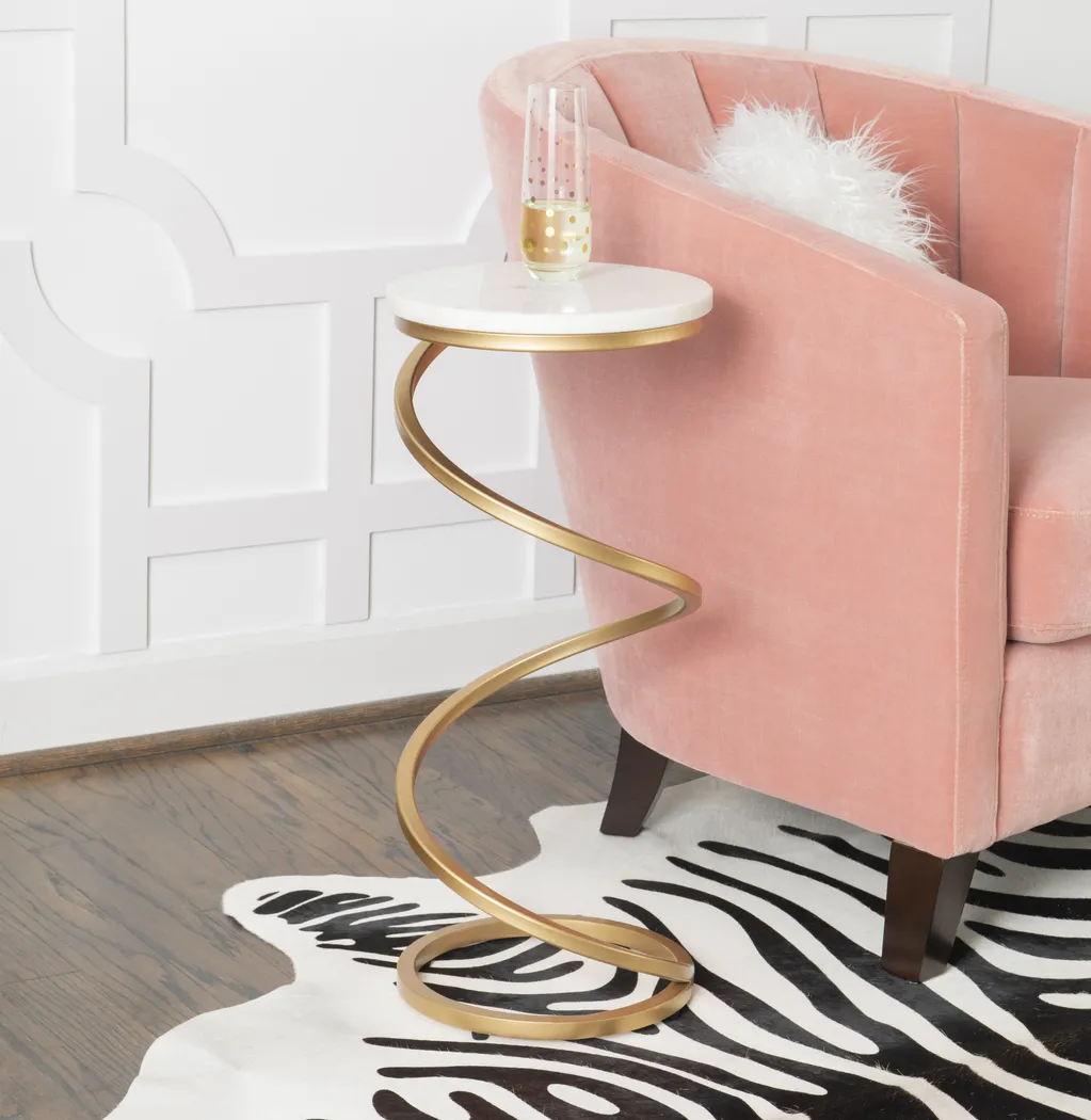 Beawell Gold Accent Table - Image 2