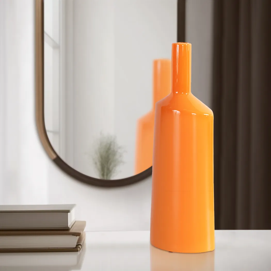 Bebti Orange Short Vase - Thumbnail - Image 3