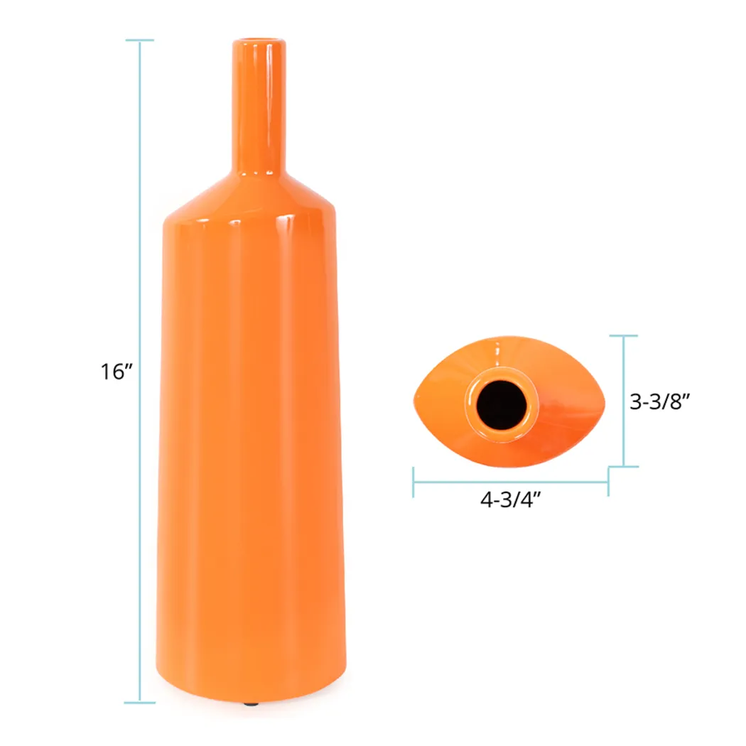 Bebti Orange Short Vase - Thumbnail - Image 9