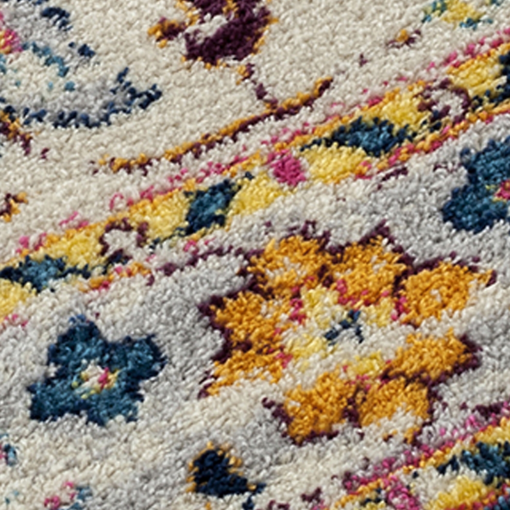 Becabe Turquoise/Pink 5'3 x 7'6 Rug - Thumbnail - Image 5