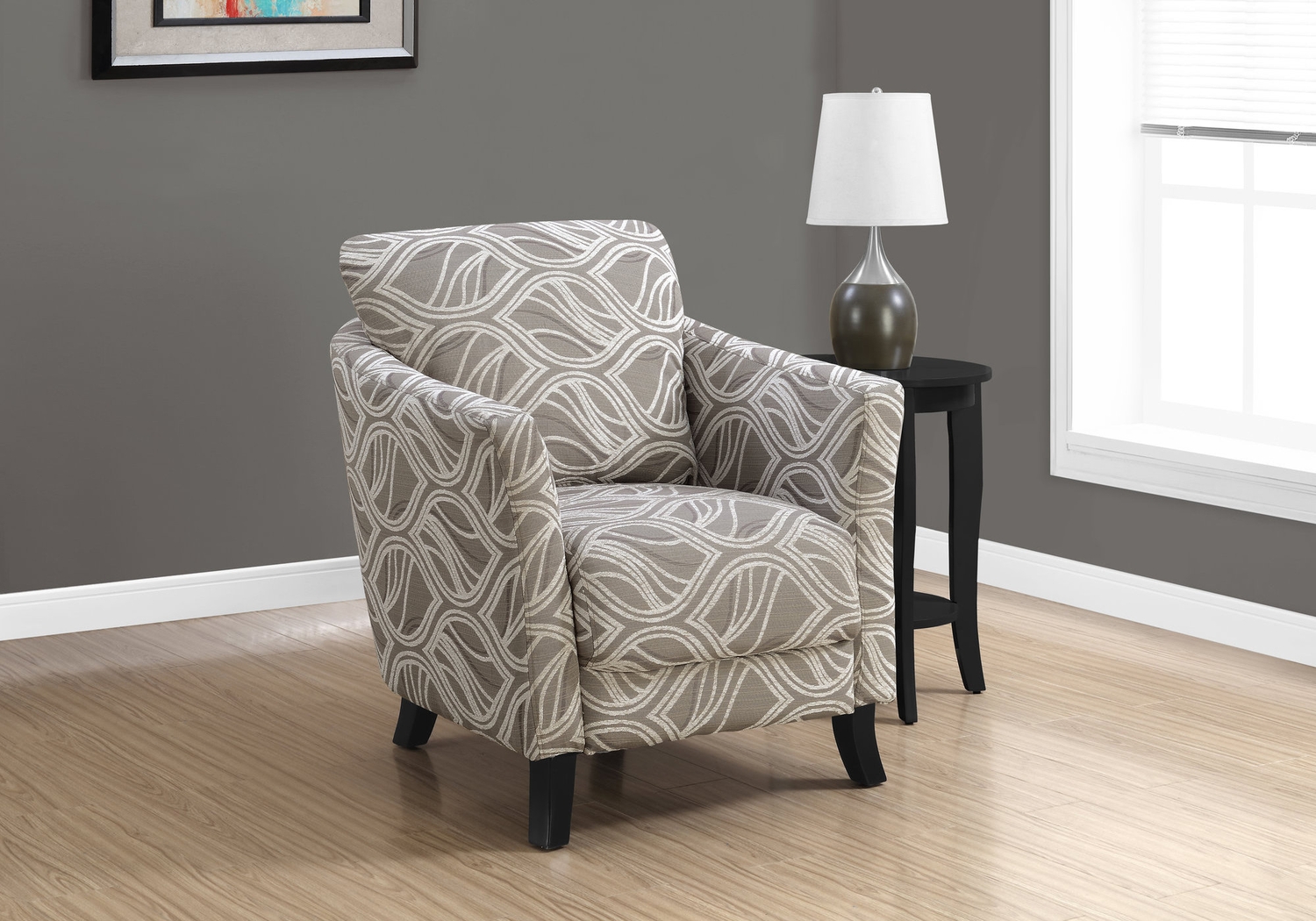 Beckenham Beige Accent Chair - Thumbnail - Image 2