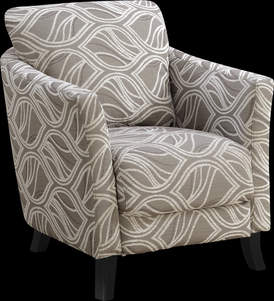 Beckenham Beige Accent Chair - Thumbnail - Image 1