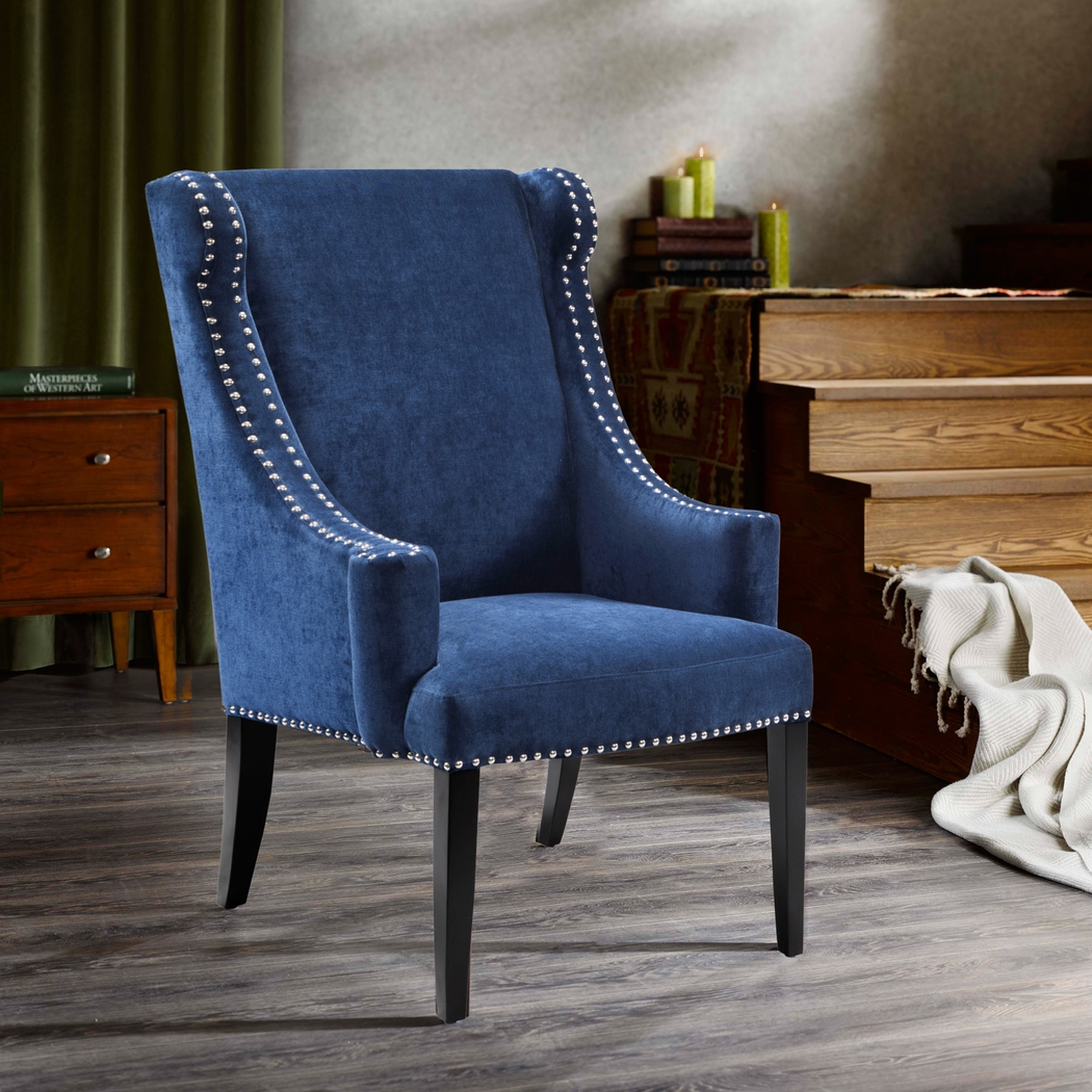 Beckfield Blue Accent Chair - Thumbnail - Image 2