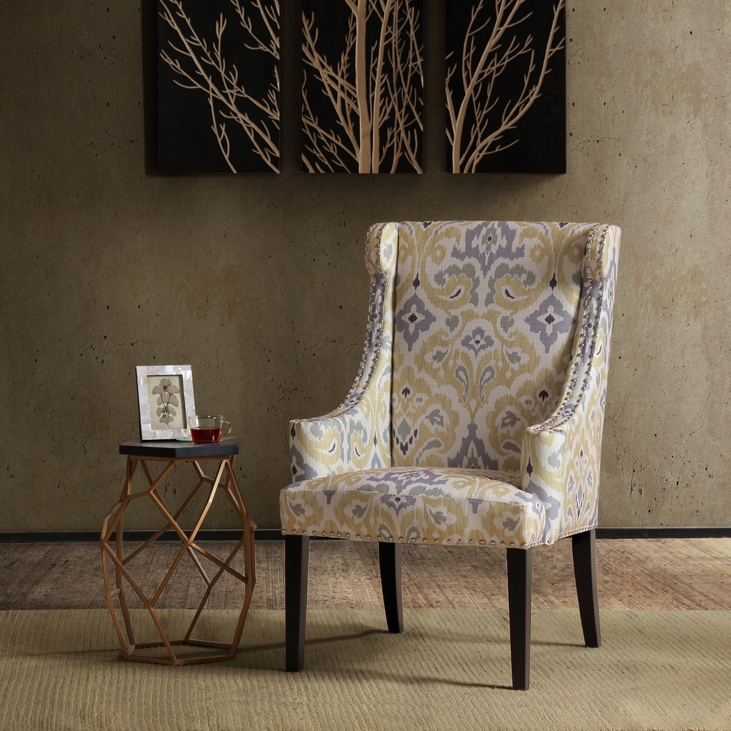 Beckfield Yellow Accent Chair - Thumbnail - Image 2