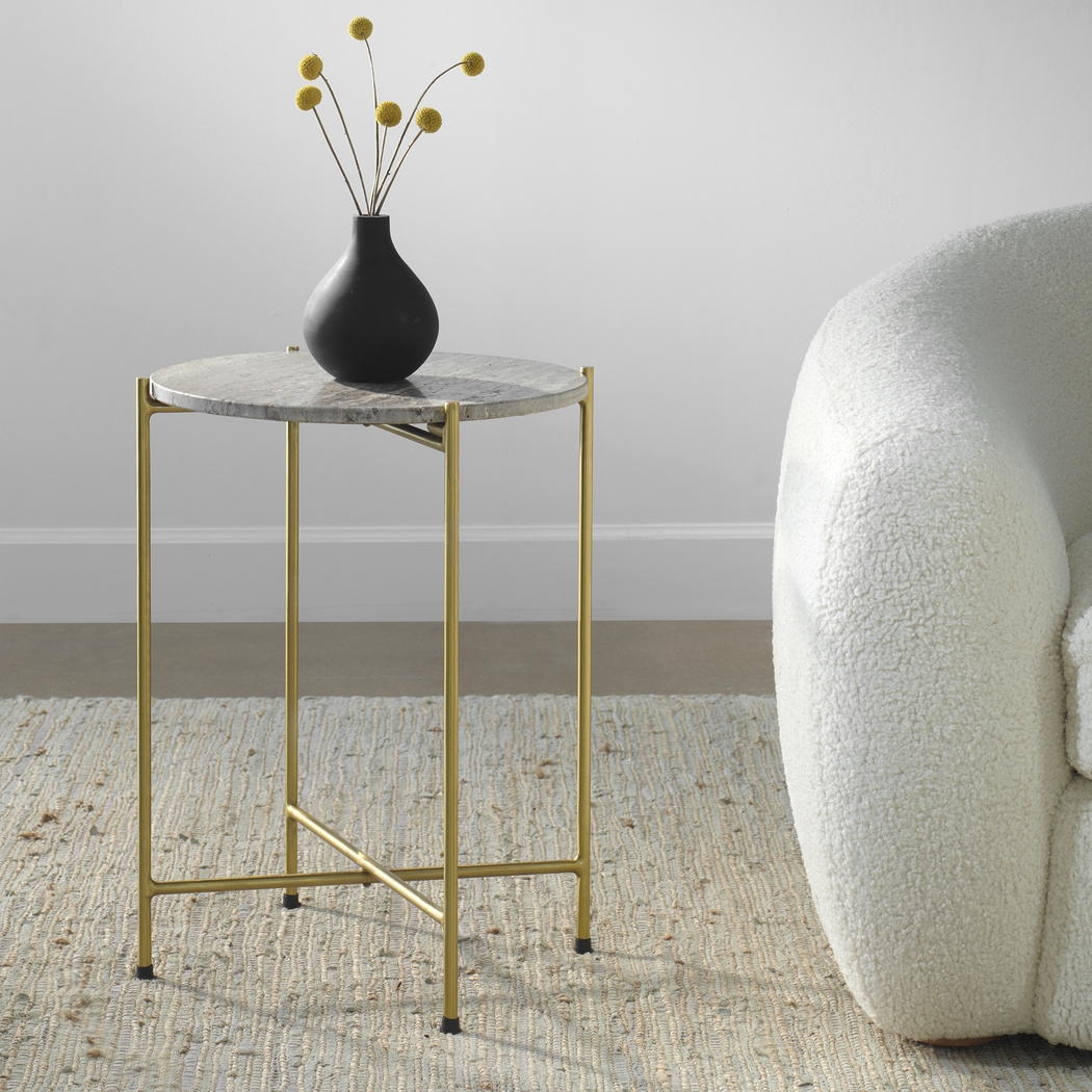 Beckhan Gold Accent Table - Thumbnail - Image 2