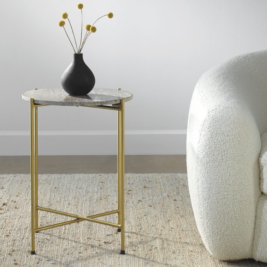 Beckhan Gold Accent Table - Thumbnail - Image 3