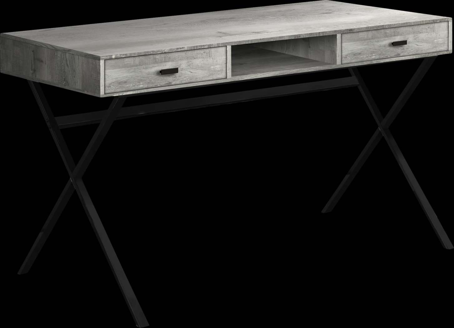 Beckhaven Gray Desk - Thumbnail - Image 1