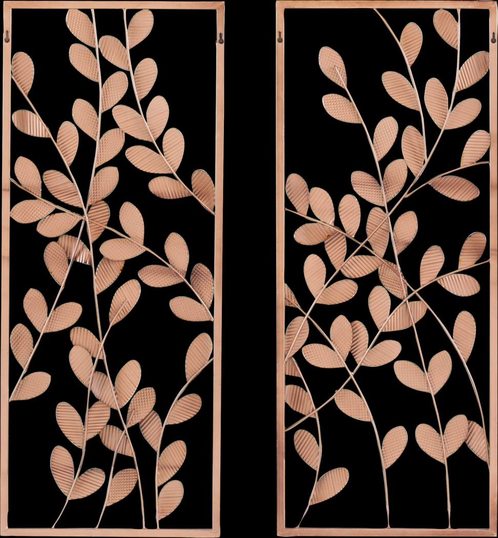 Beckington Gold Wall Decor, Set of 2 - Thumbnail - Image 2