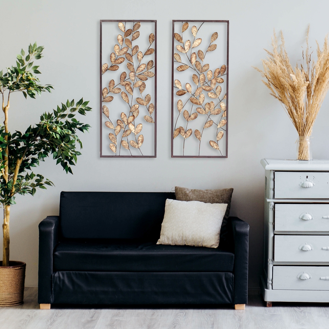 Beckington Gold Wall Decor, Set of 2 - Thumbnail - Image 5