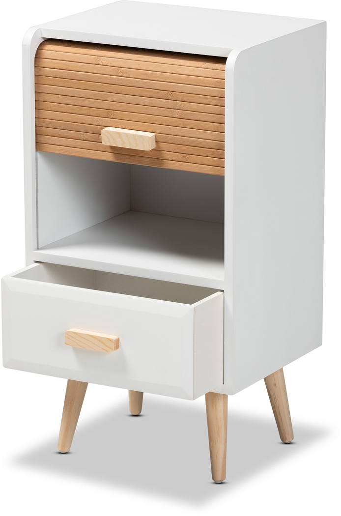 Beckleycrest White Nightstand - Thumbnail - Image 2