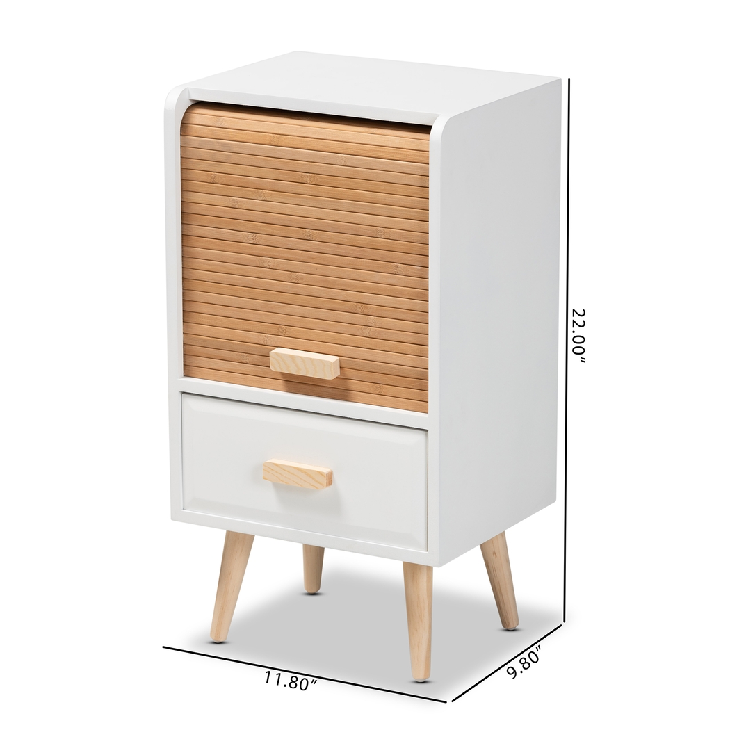 Beckleycrest White Nightstand - Thumbnail - Image 10