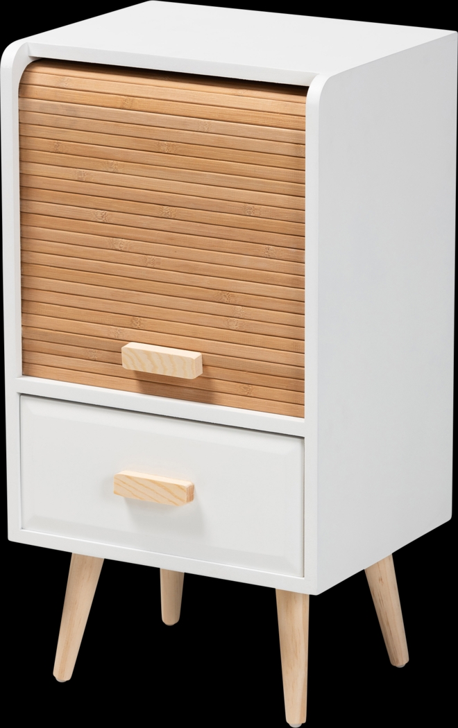 Beckleycrest White Nightstand - Thumbnail - Image 1