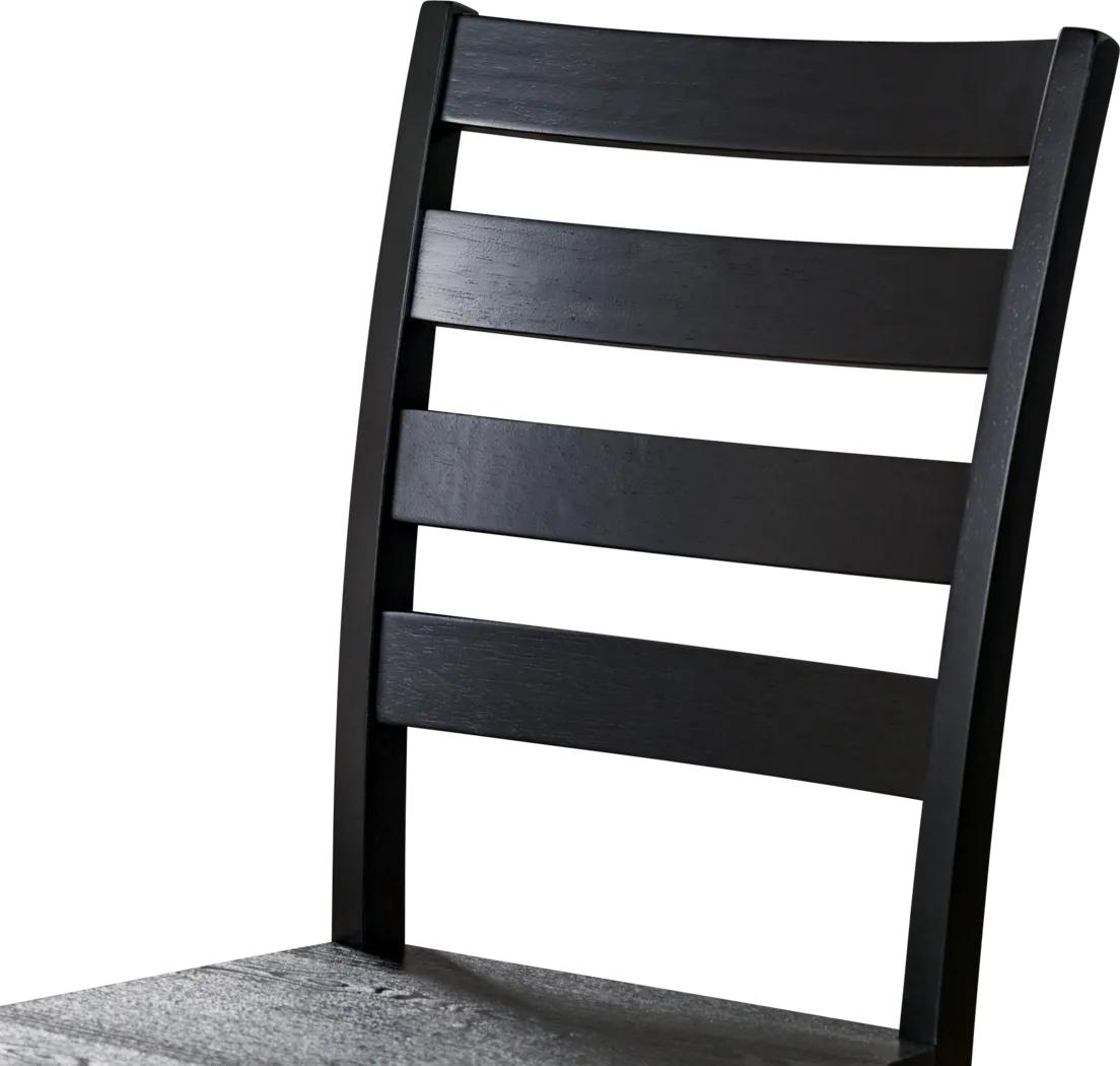 Beckmore Black Side Chair, Set of 2 - Thumbnail - Image 3