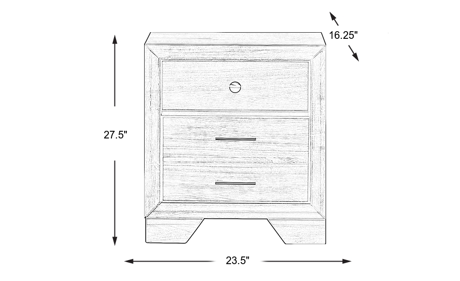 Dimension Image. Please refer to the Dimension Tab on this page for dimension details.