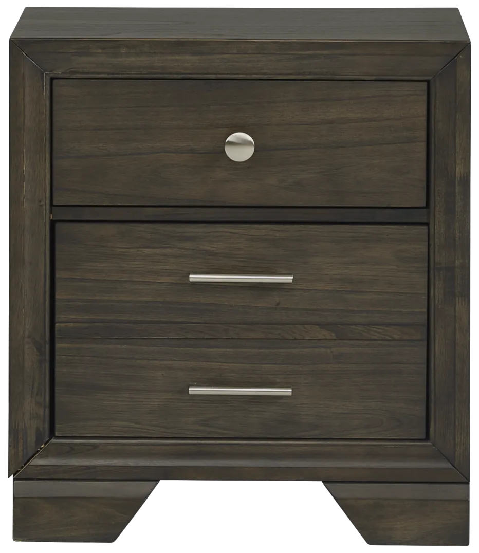 gray nightstand