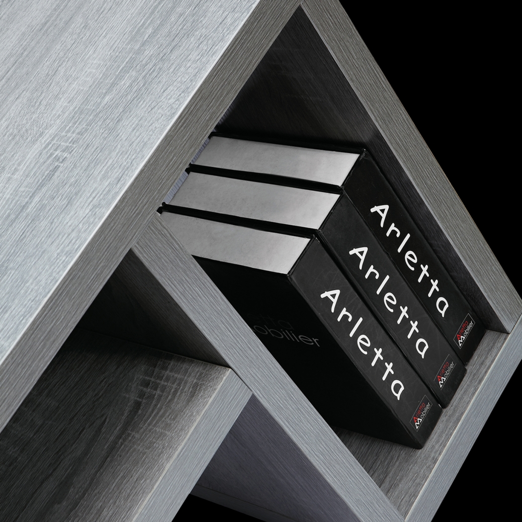 Beddiac Gray Adjustable 82 in. Console - Thumbnail - Image 12