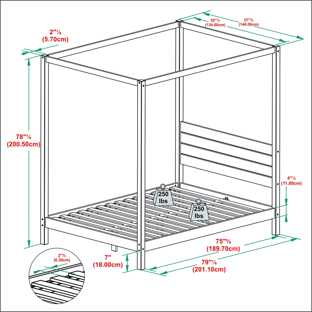 Beddingfield Black Full Bed - Thumbnail - Image 6