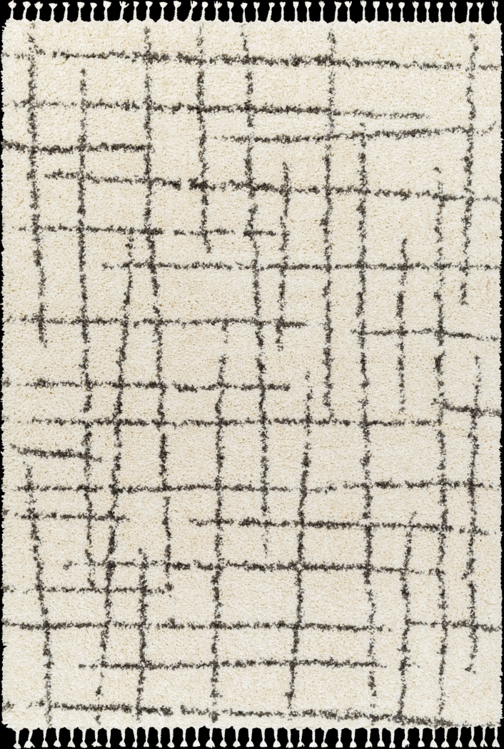 Beddingisle White 5'3 x 7' Area Rug - Thumbnail - Image 1