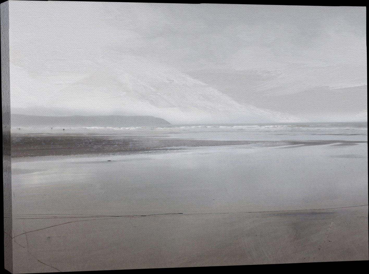 Beddoo Gray Canvas Wall Art - Thumbnail - Image 1