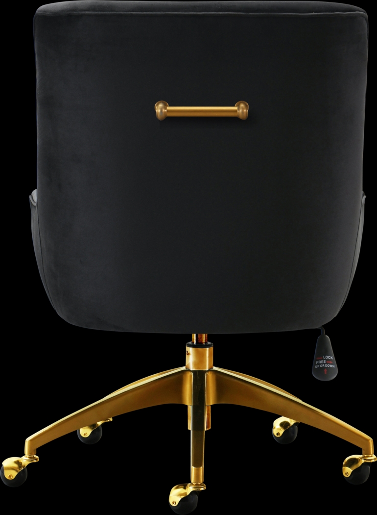 Bedera Black Desk Chair - Thumbnail - Image 3