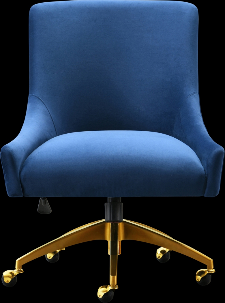 Bedera Navy Desk Chair - Thumbnail - Image 2