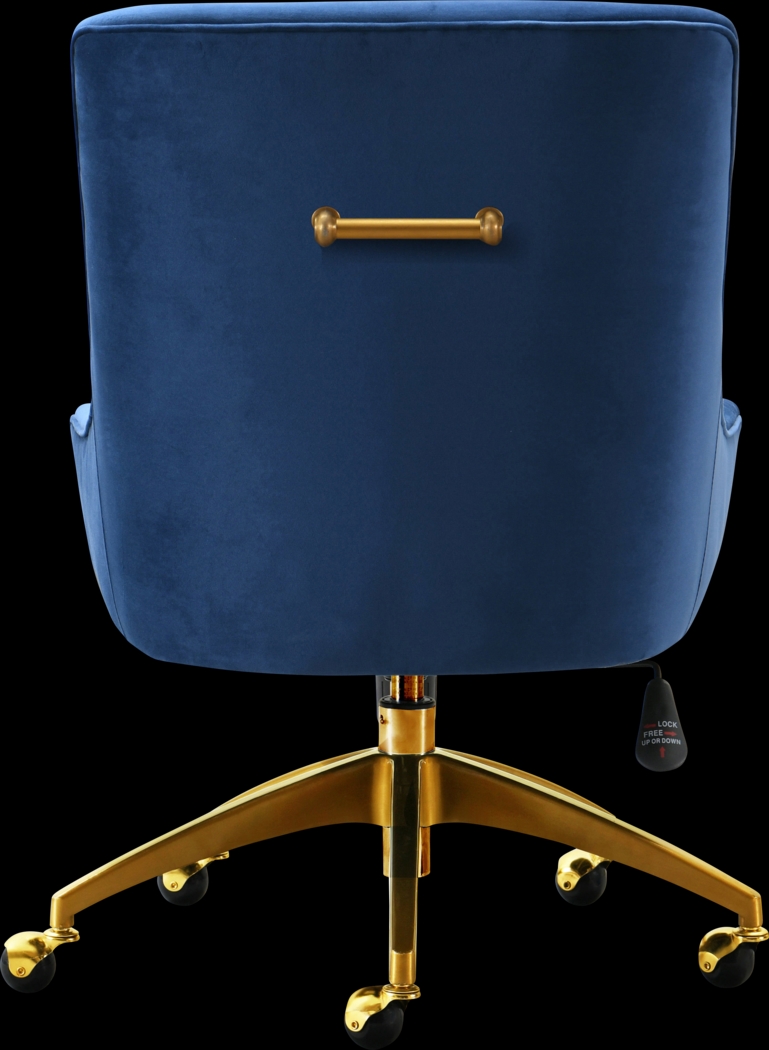 Bedera Navy Desk Chair - Thumbnail - Image 3