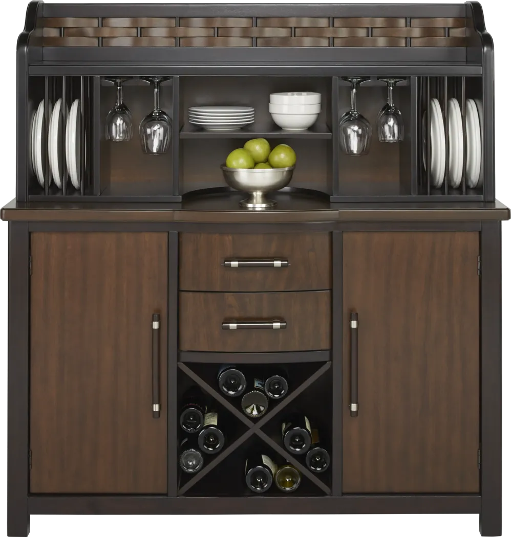 Bedford Heights Cherry 2 Pc Server - Thumbnail - Image 1