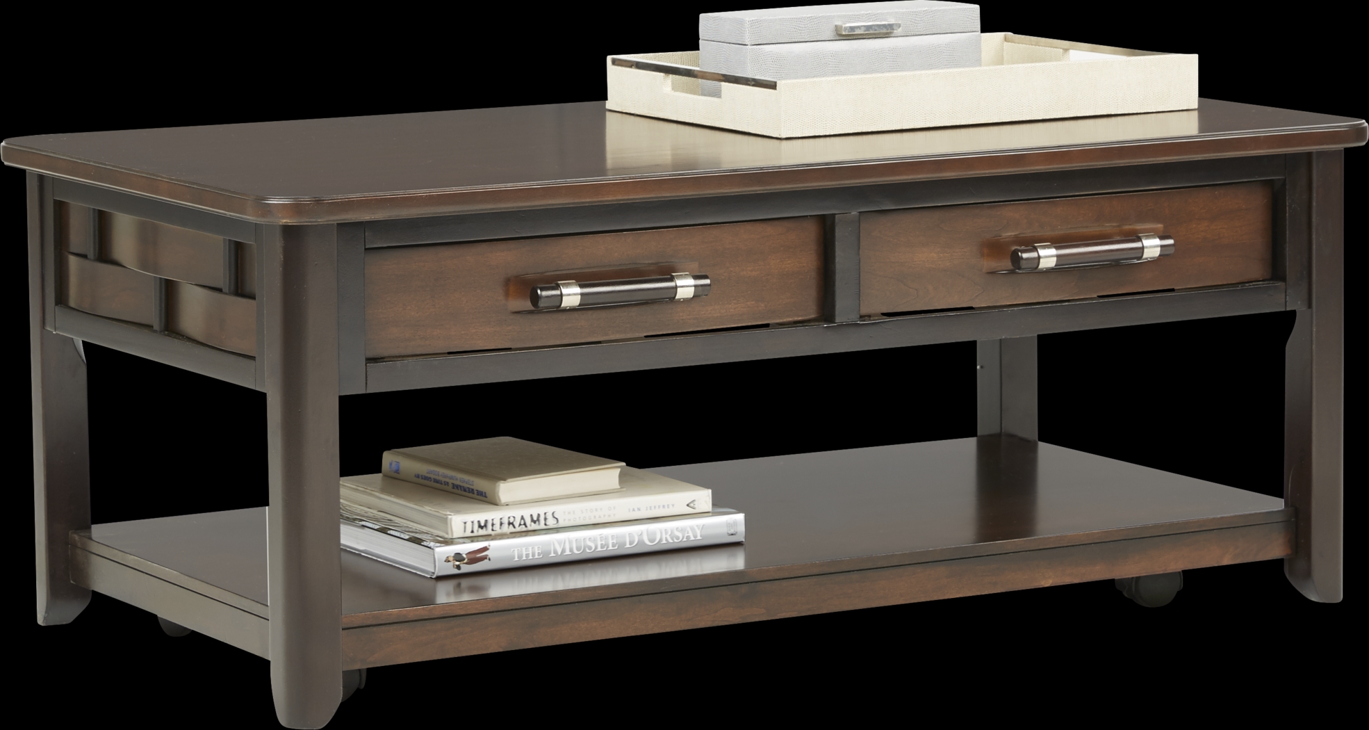 Bedford Heights Cherry Cocktail Table - Thumbnail - Image 2