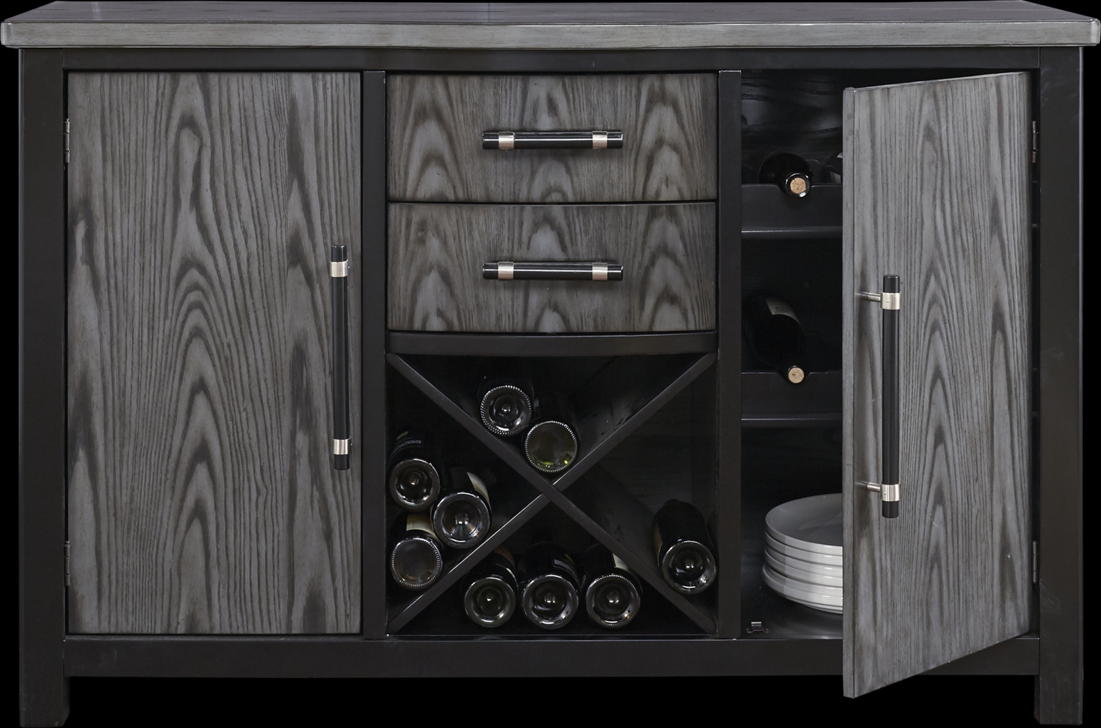 Bedford Heights Gray 2 Pc Server - Thumbnail - Image 2