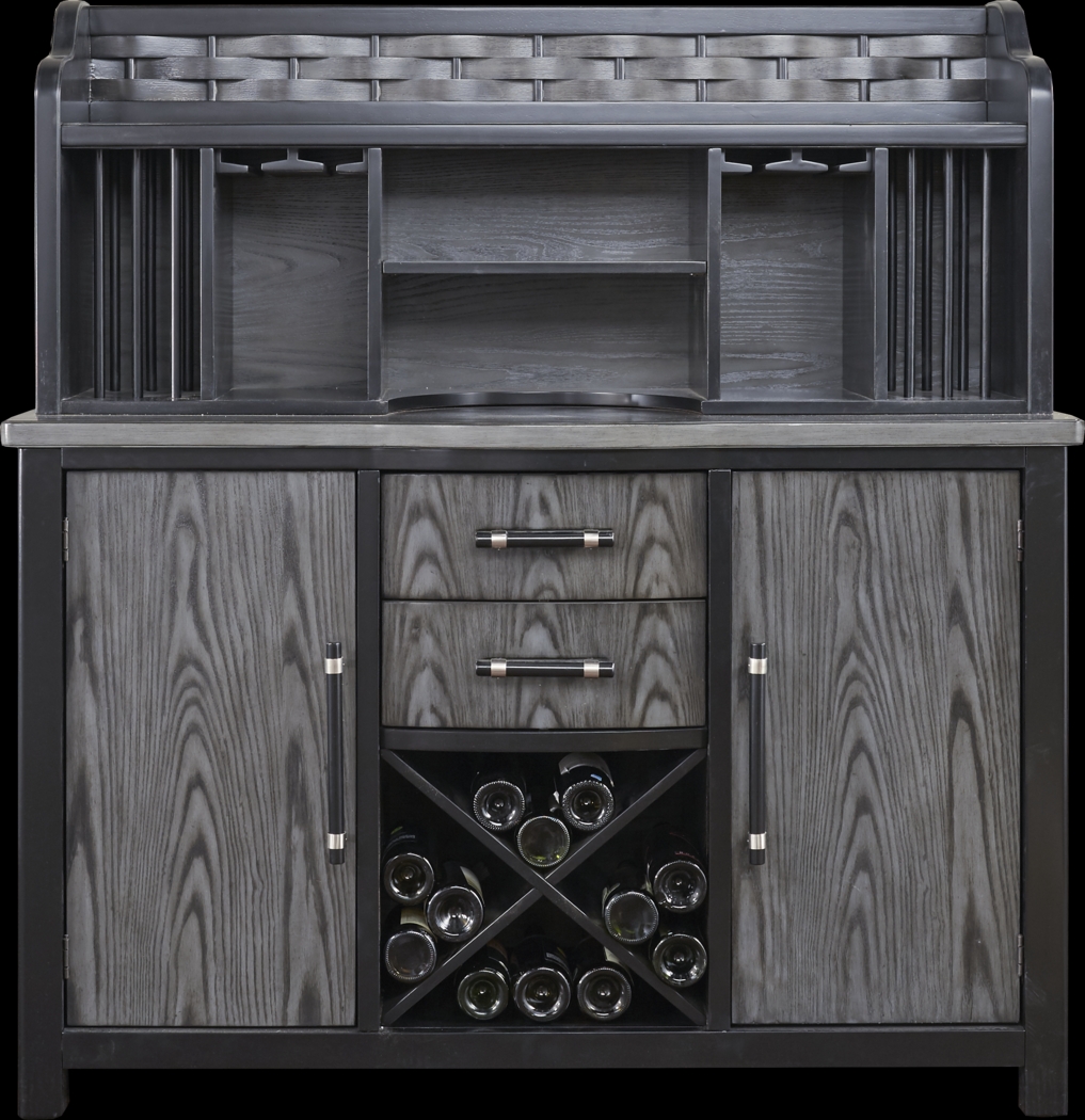 Bedford Heights Gray 2 Pc Server - Thumbnail - Image 1