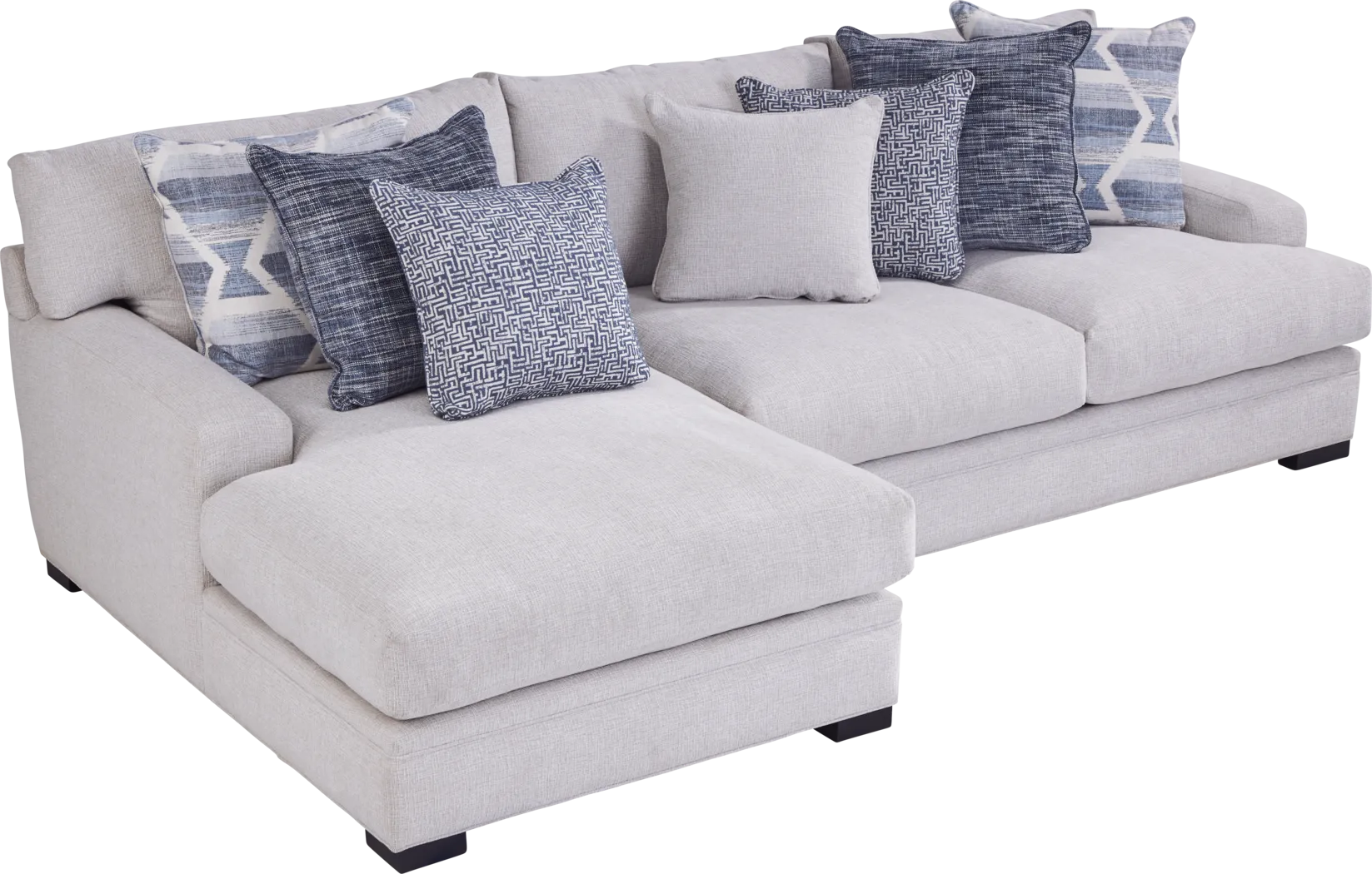Bedford Park Ivory 4 Pc Sectional Living Room - Thumbnail - Image 3