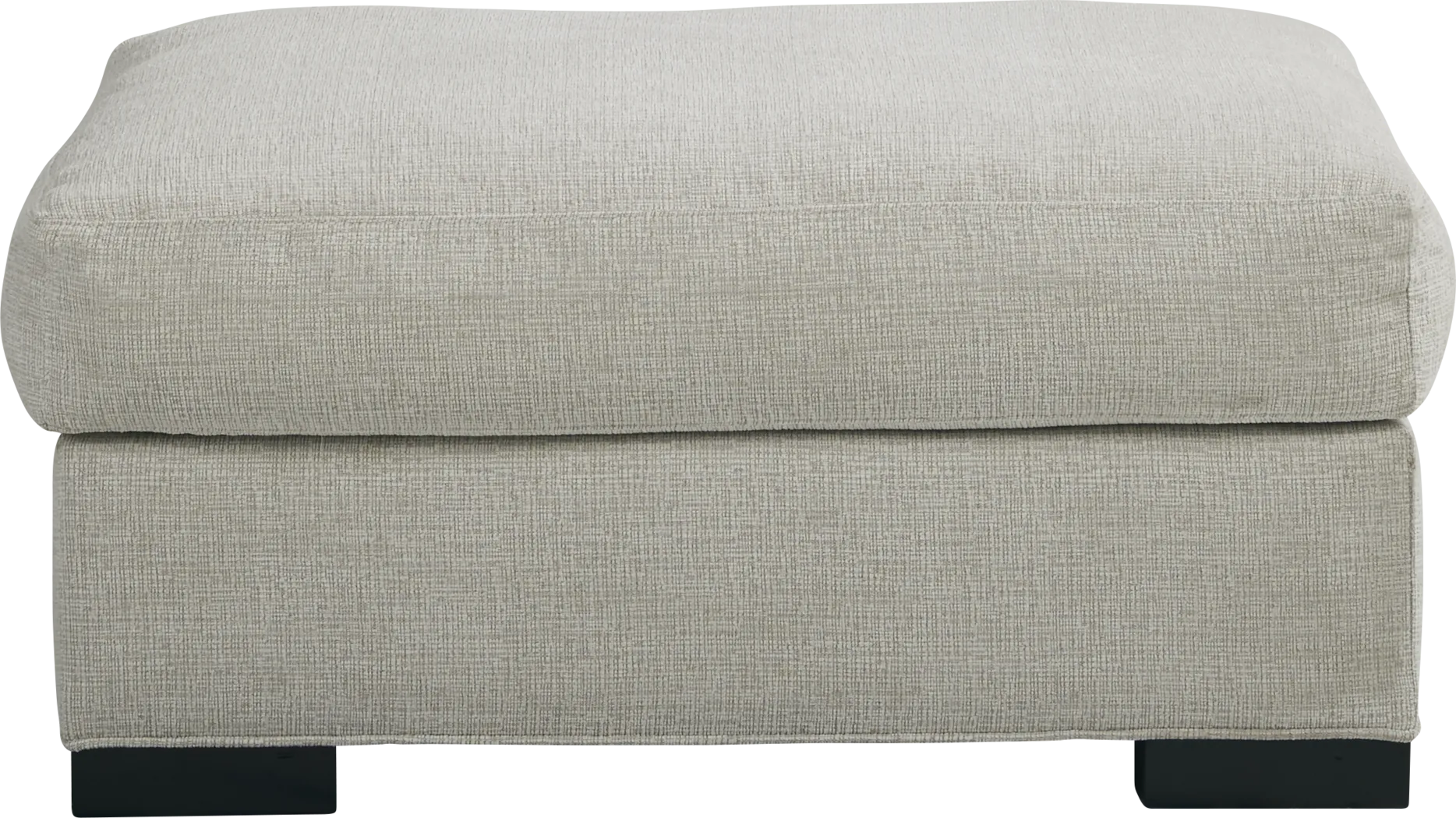 Bedford Park Ivory Ottoman - Thumbnail - Image 2