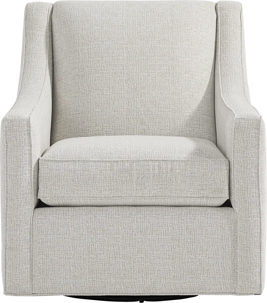 Bedford Park Ivory Swivel Chair - Thumbnail - Image 2