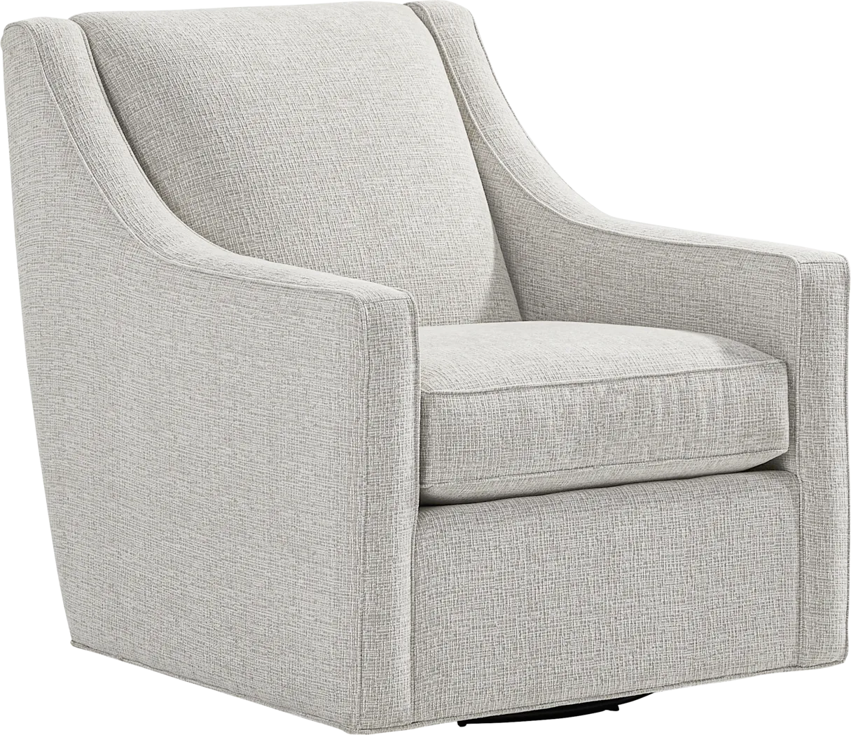 Bedford Park Ivory Swivel Chair - Thumbnail - Image 1