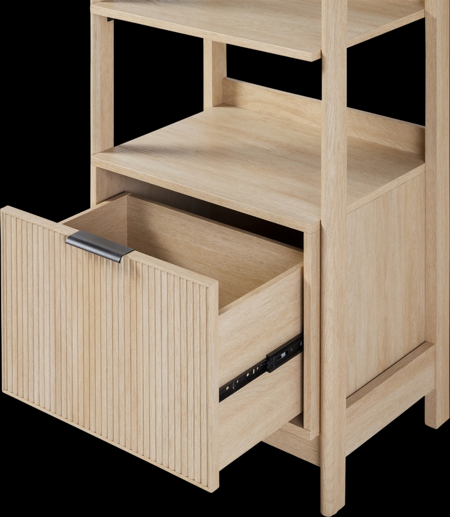 Bedfordshire II Oak Bookcase - Thumbnail - Image 4