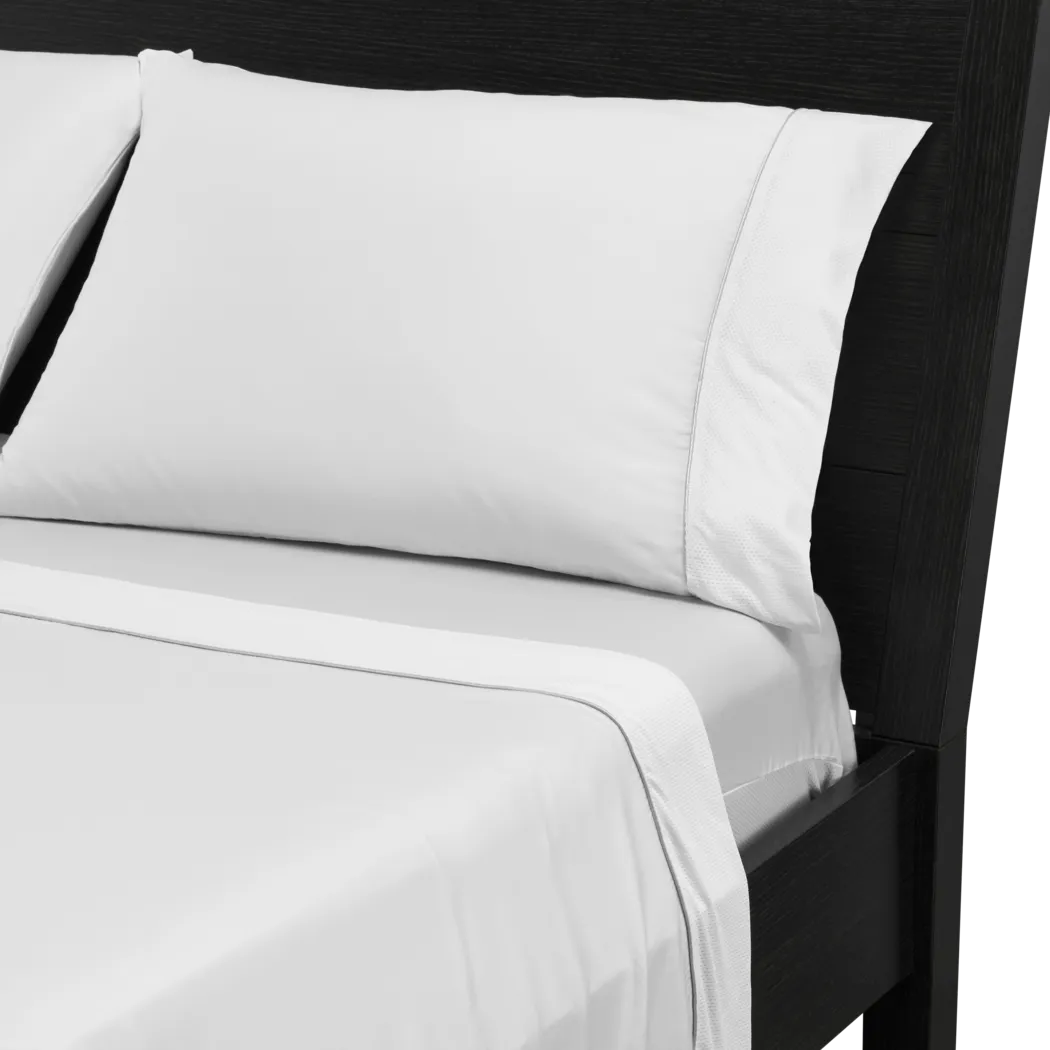Bedgear Basic Bright White 4 Pc California King Bed Sheet Set - Thumbnail - Image 3