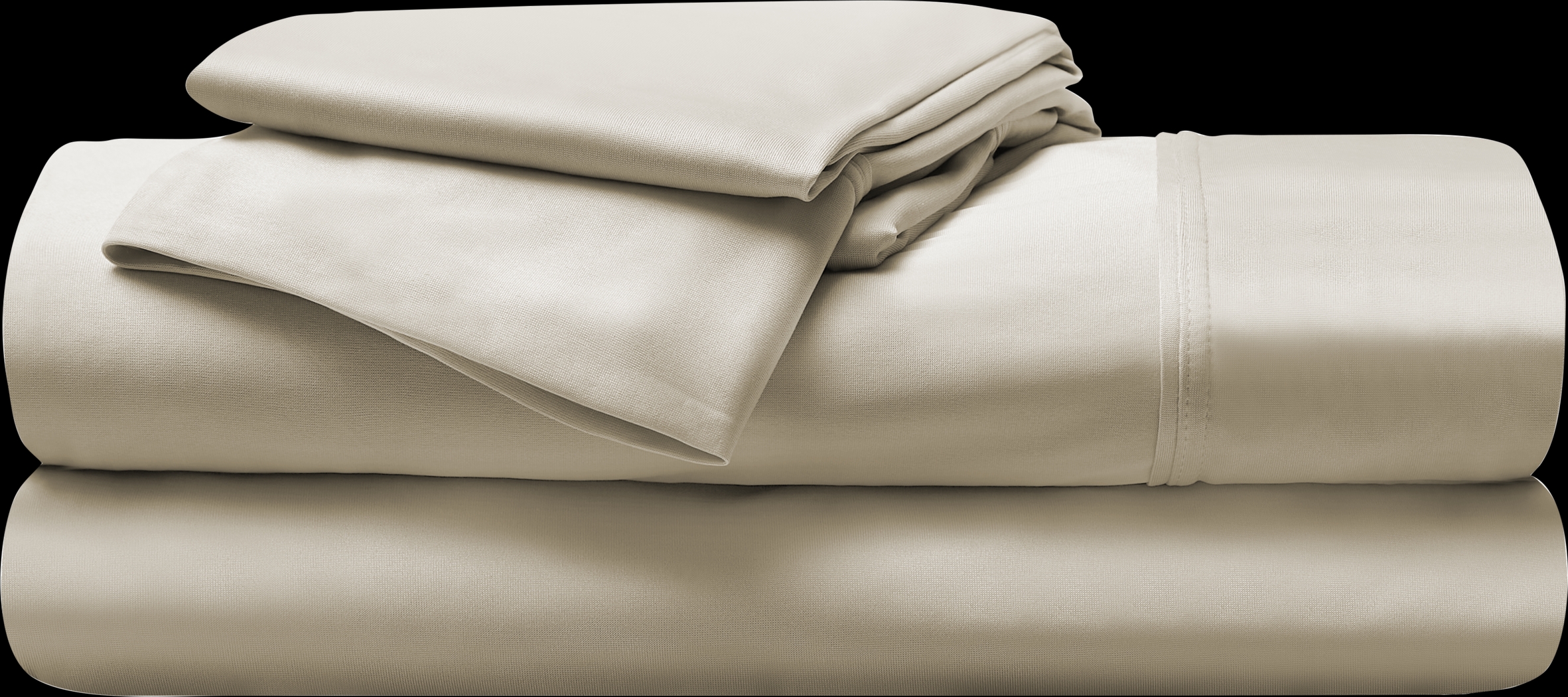 Bedgear Basic Medium Beige 3 Pc Twin Bed Sheet Set - Thumbnail - Image 1