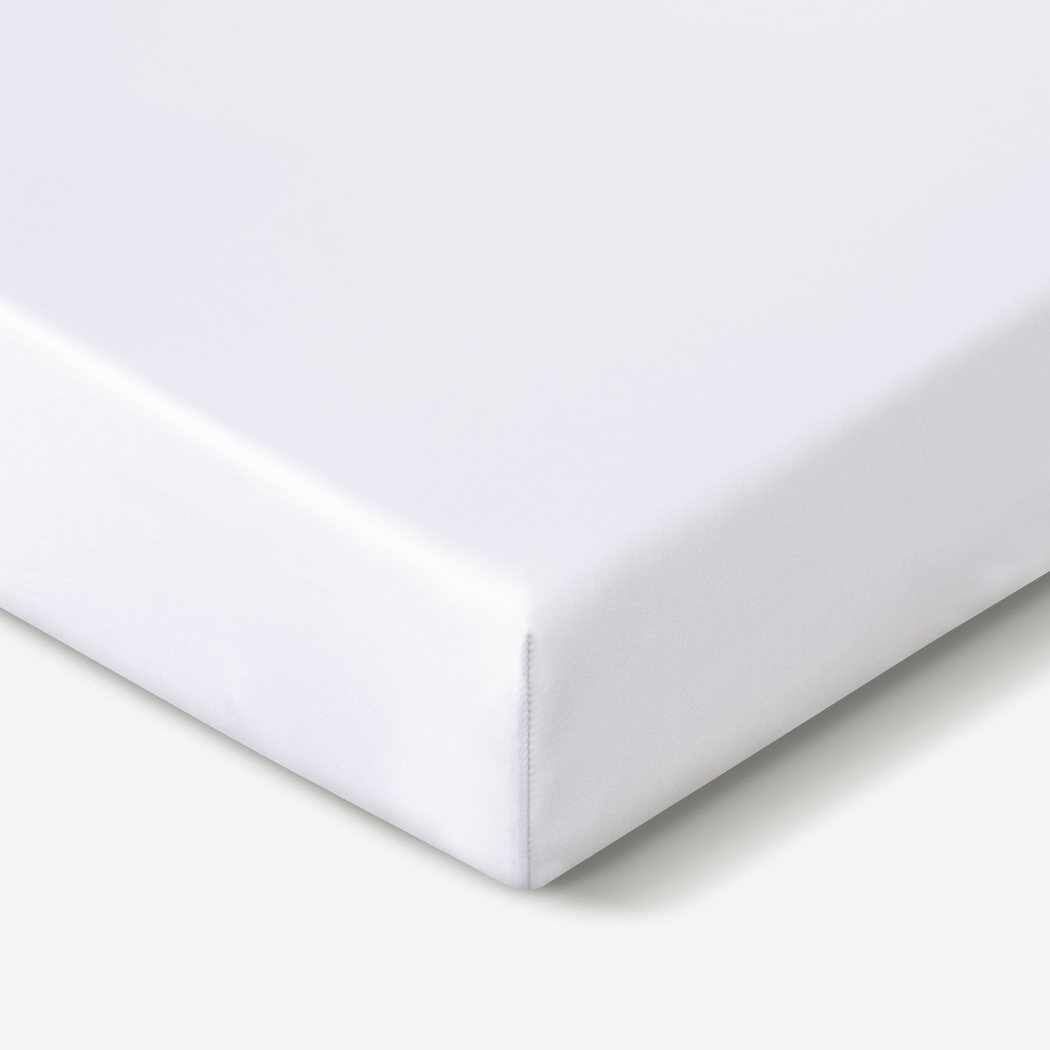 Bedgear Dri-Tec Bright White Crib Bed Sheet - Thumbnail - Image 3