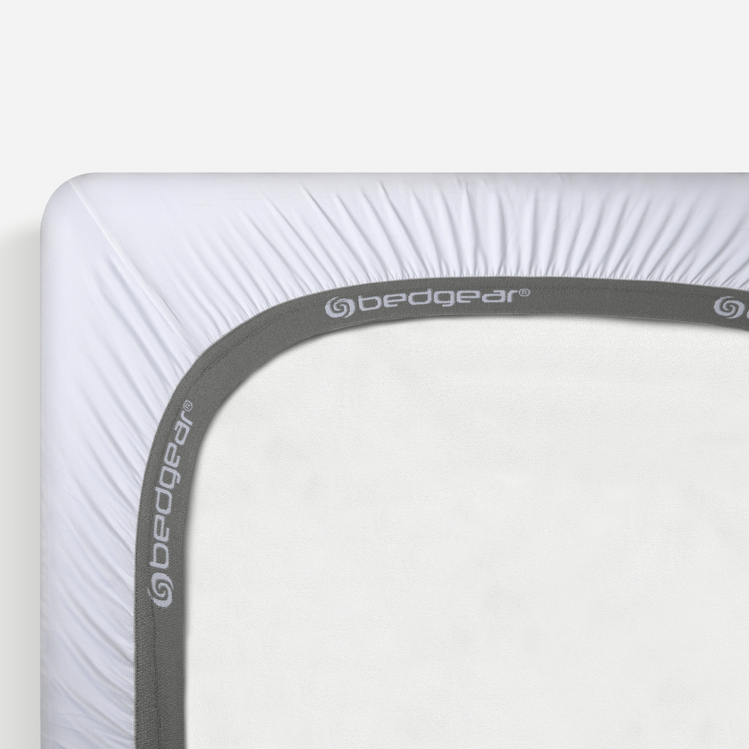 Bedgear Dri-Tec Bright White Crib Bed Sheet - Thumbnail - Image 4