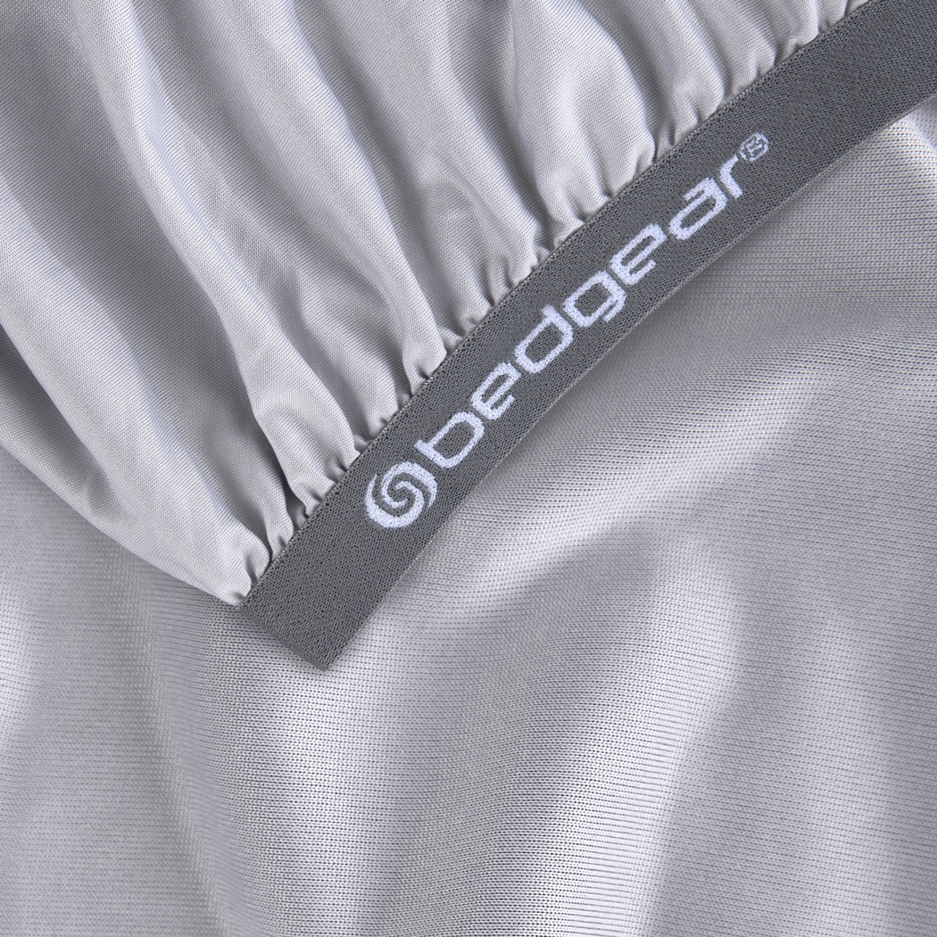 Bedgear Dri-Tec Light Gray Crib Bed Sheet - Thumbnail - Image 5