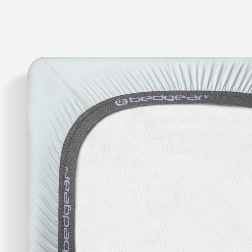 Bedgear Dri-Tec Light Green Crib Bed Sheet - Thumbnail - Image 4